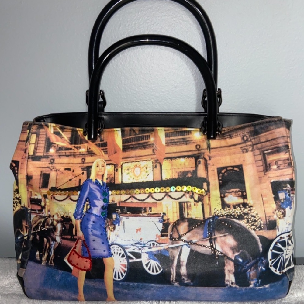 The Plaza Hotel NYC Inspired Hand Bag Bead Detail